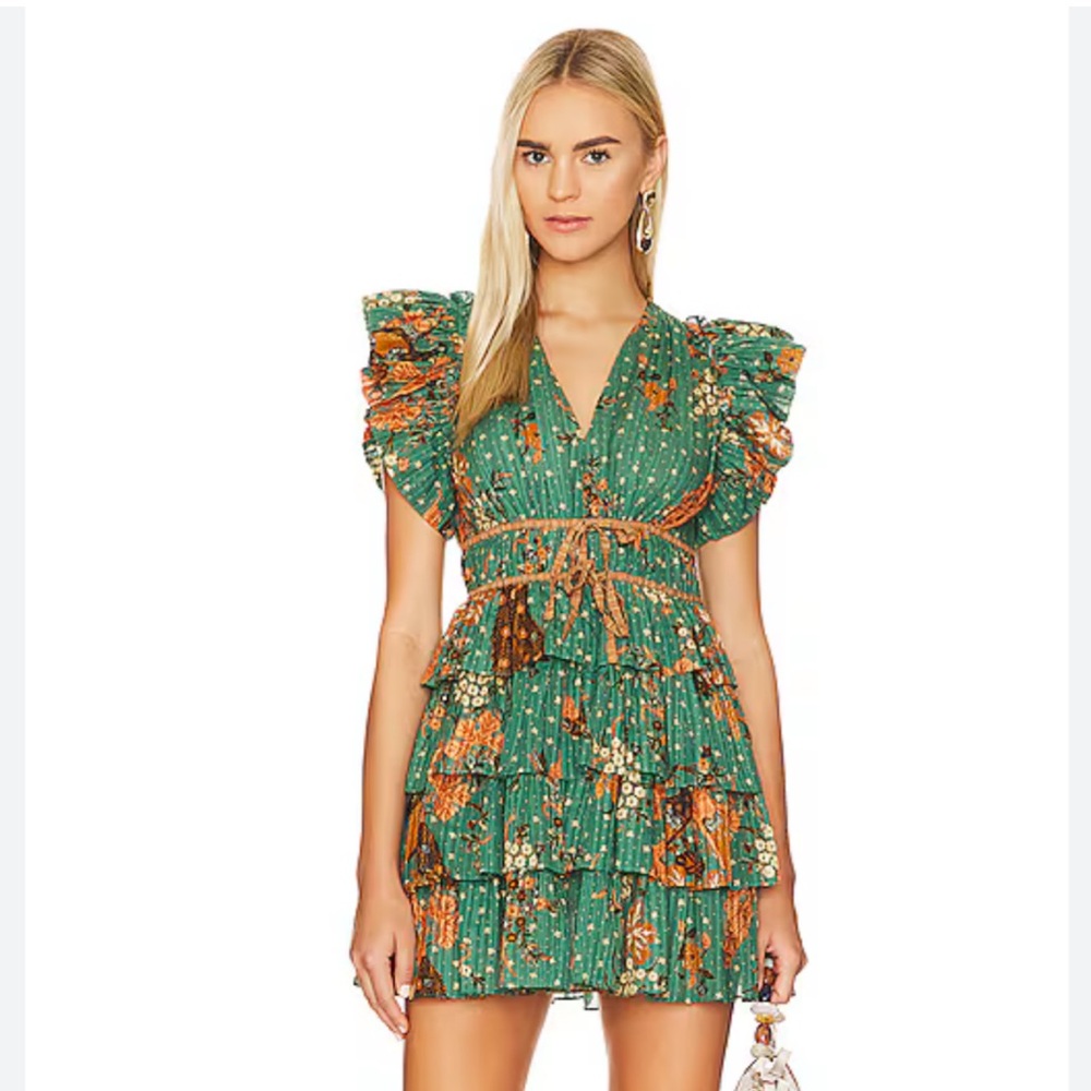 Ulla Johnson Marni Dress in Hummingbird Size 0 - Picture 3 of 14